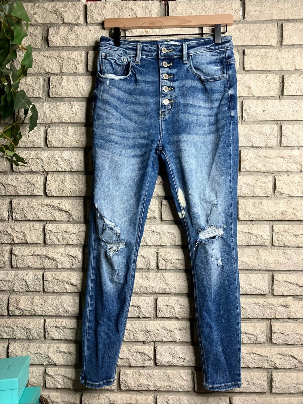 Kancan Kurvy Ultra High Rise Ankle Skinny Jeans